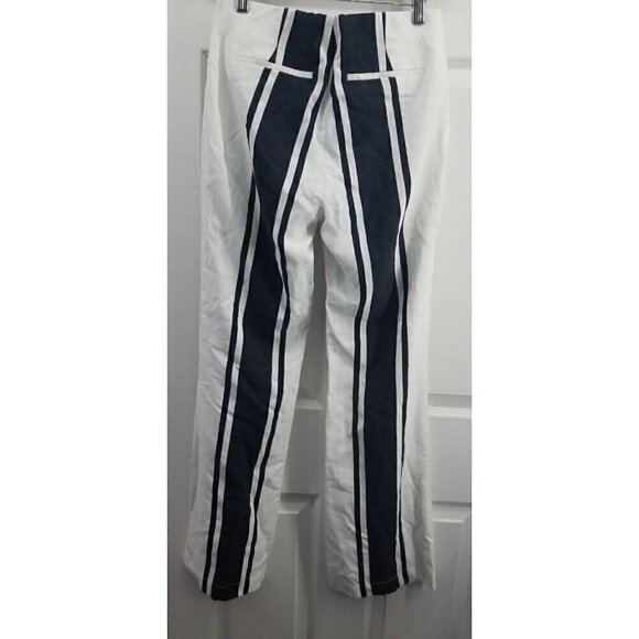ecru barbados pant black white striped lined size 2 - Picture 2 of 10